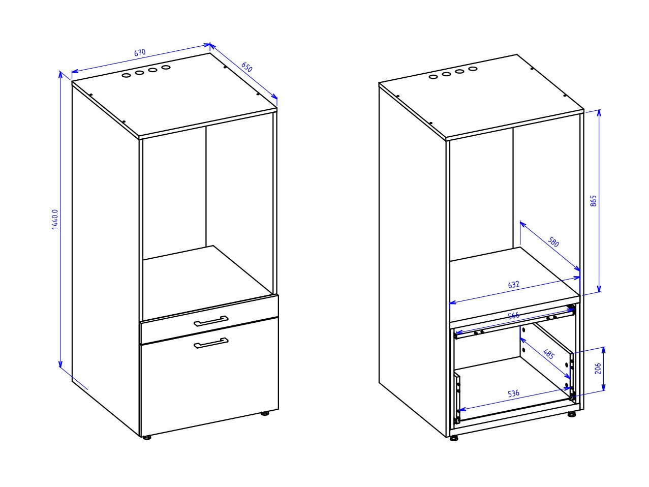 Bathroom shelf Novdele 102 (White)