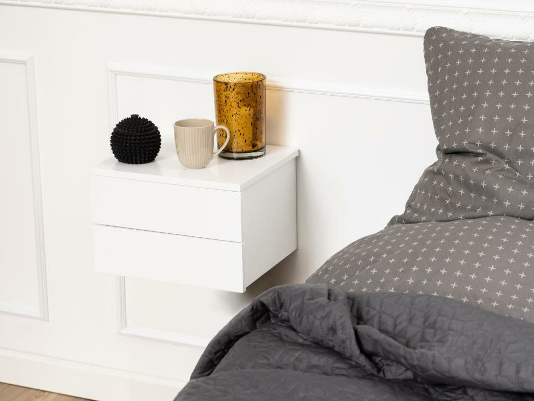 Bedside table Norsica 644 (White)