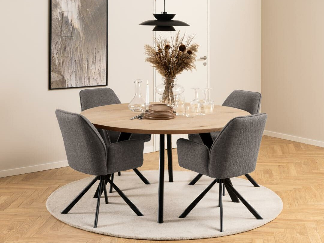 Chair Norsica 777 (Light grey + Black)