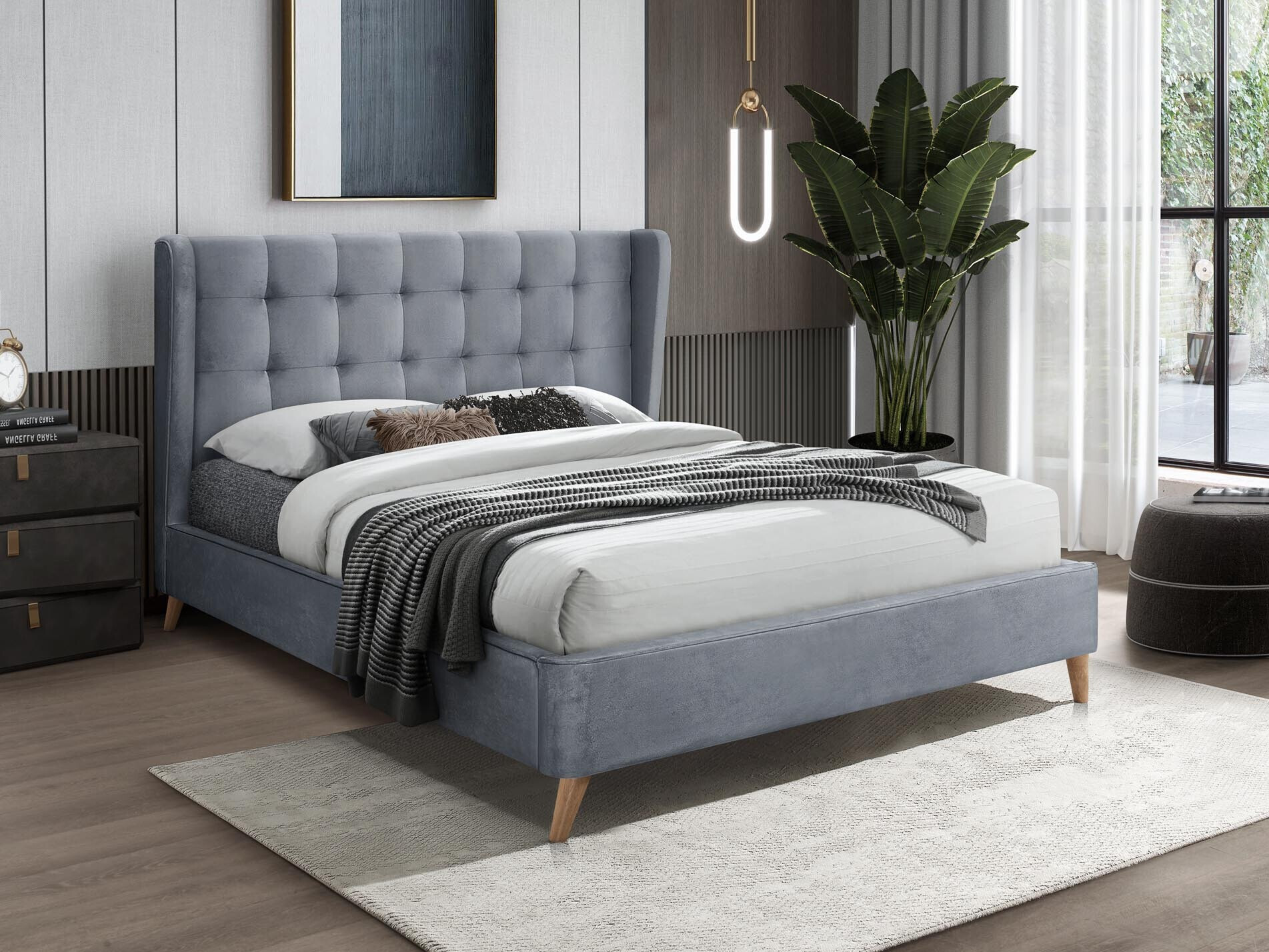 Bed Houston 1706 (Grey)