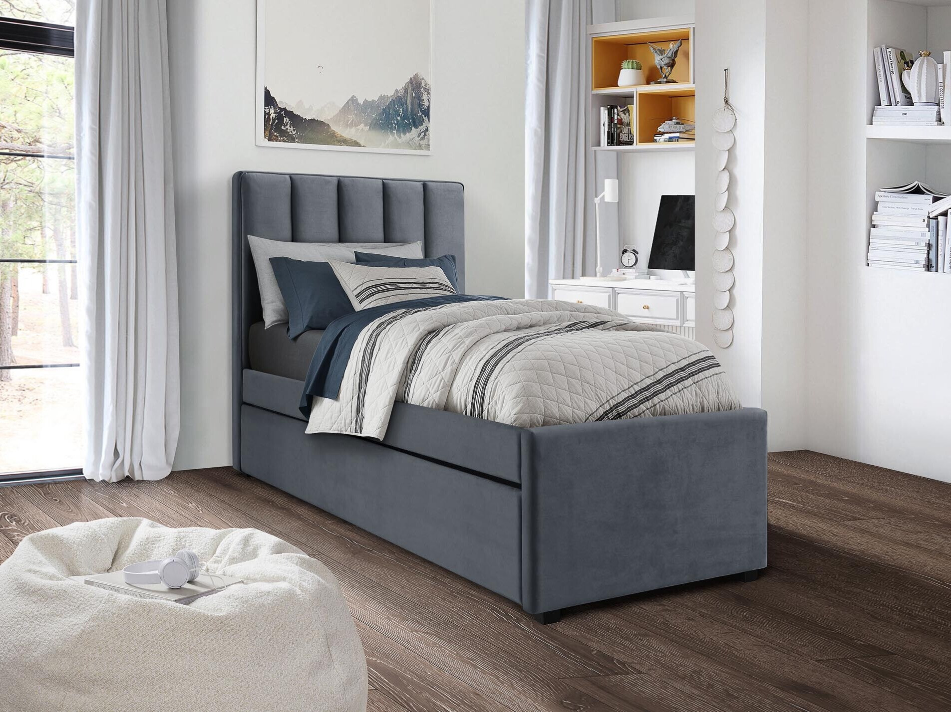 Bed Houston 1709 (Grey)