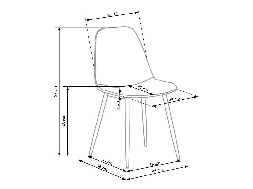 Chair Houston 983 (Cinnamon)