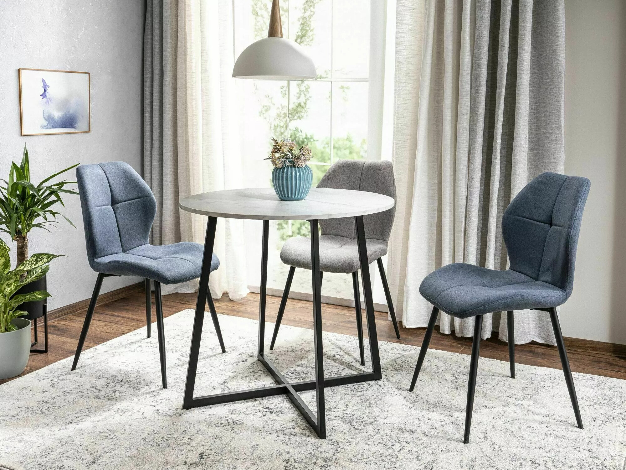 Table Detroit 131 (White marble)