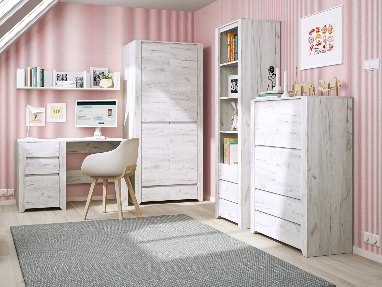 Bookcase Salcame 101