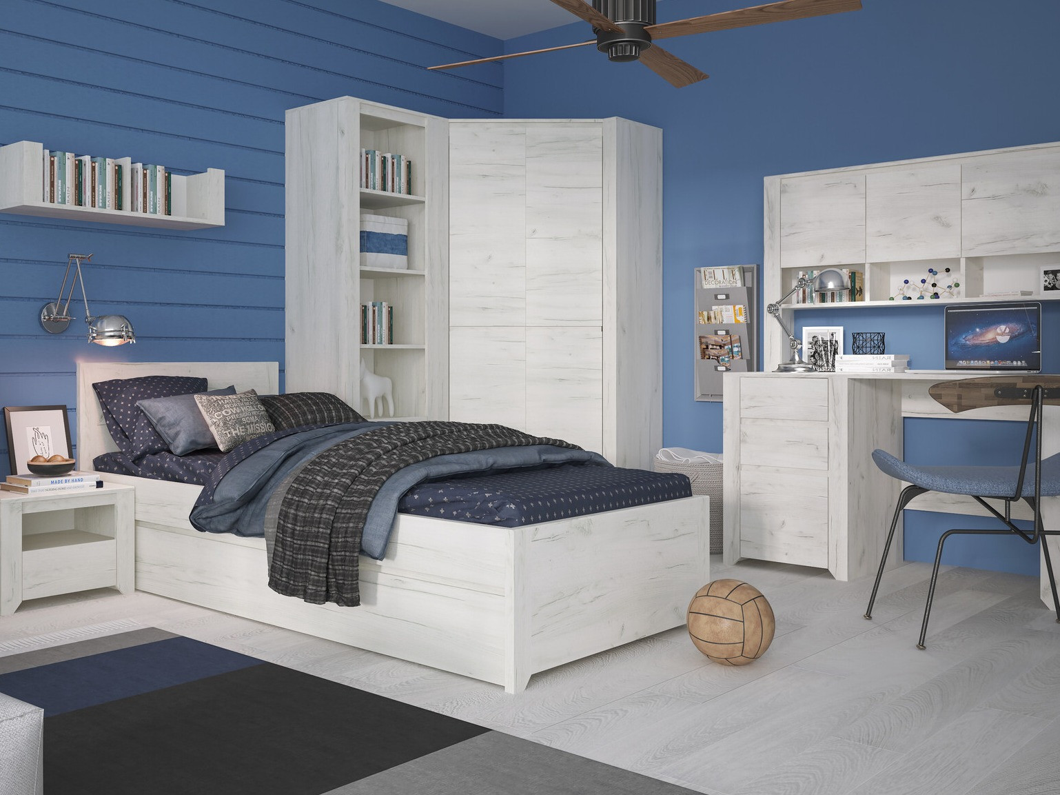 Corner wardrobe Salcame 103