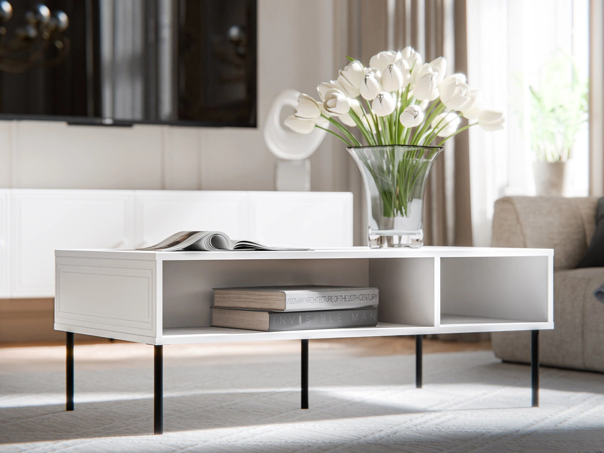 Coffee table Celra (White)