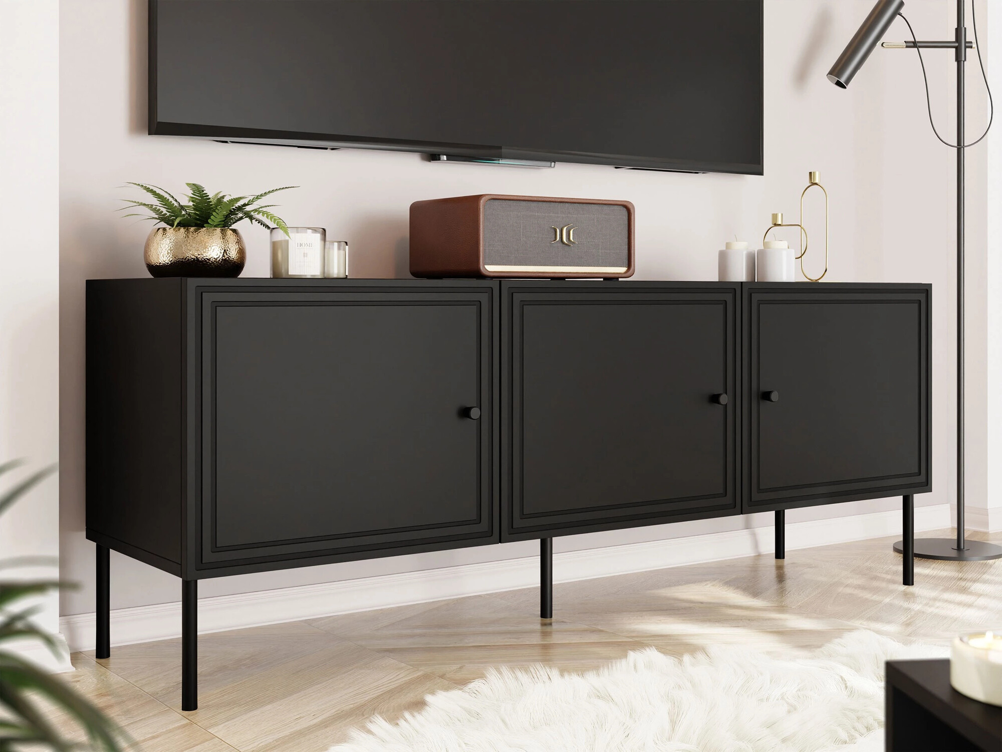 TV stand Celra (Black)