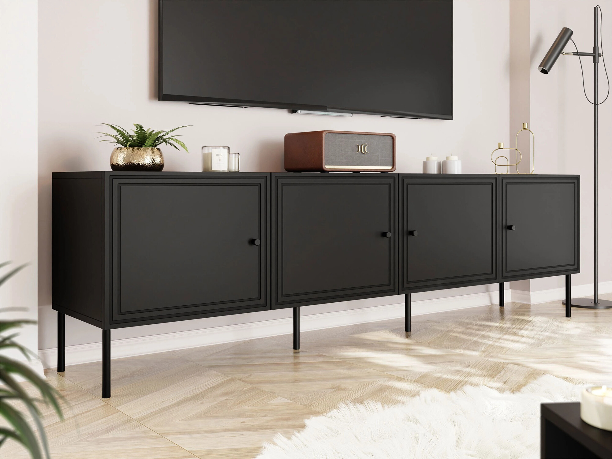 TV stand Celra I (Black)