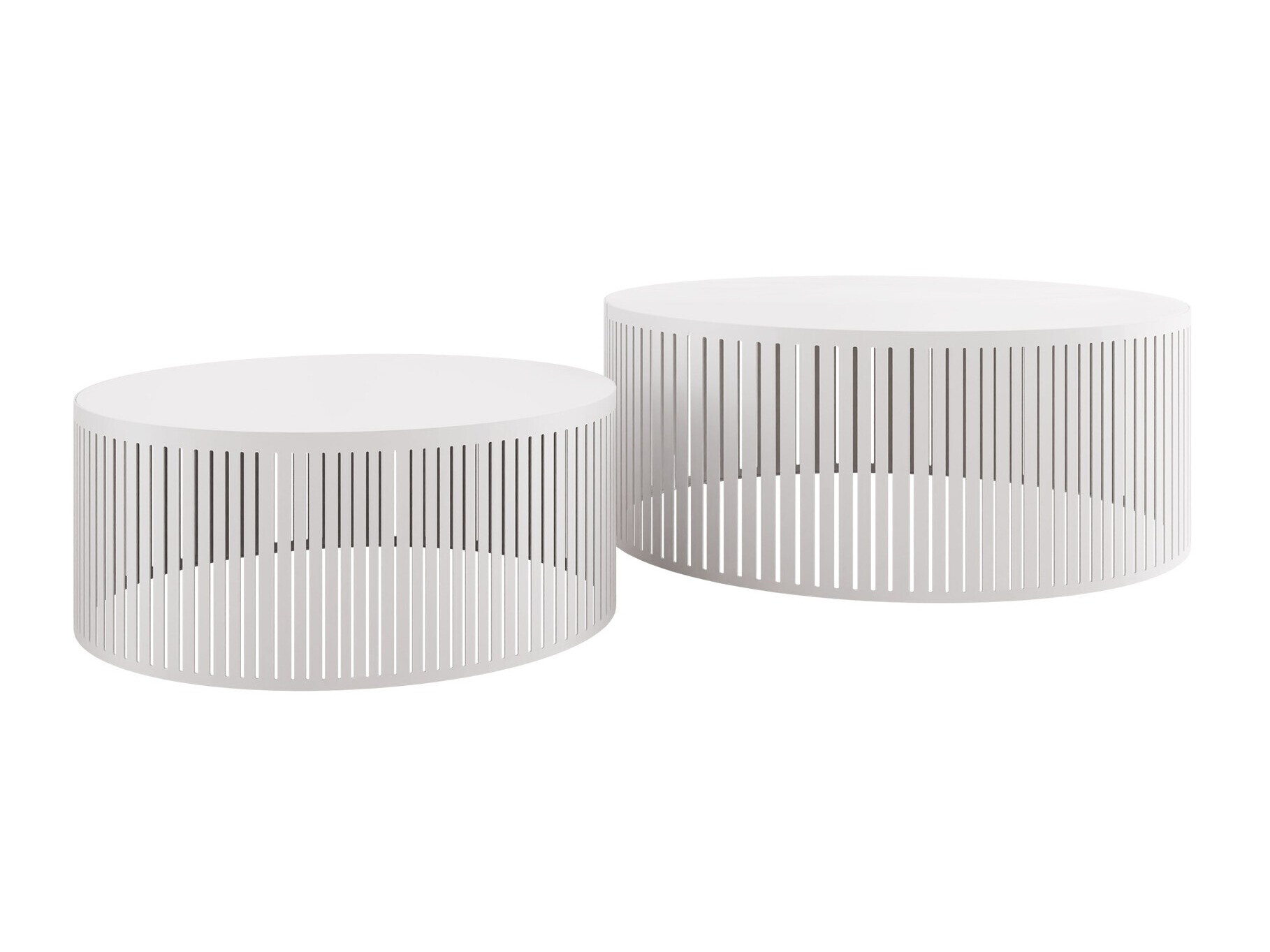 Coffee table set Prunis (White)