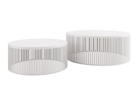 Nest of coffee tables Oswego 124 (White)