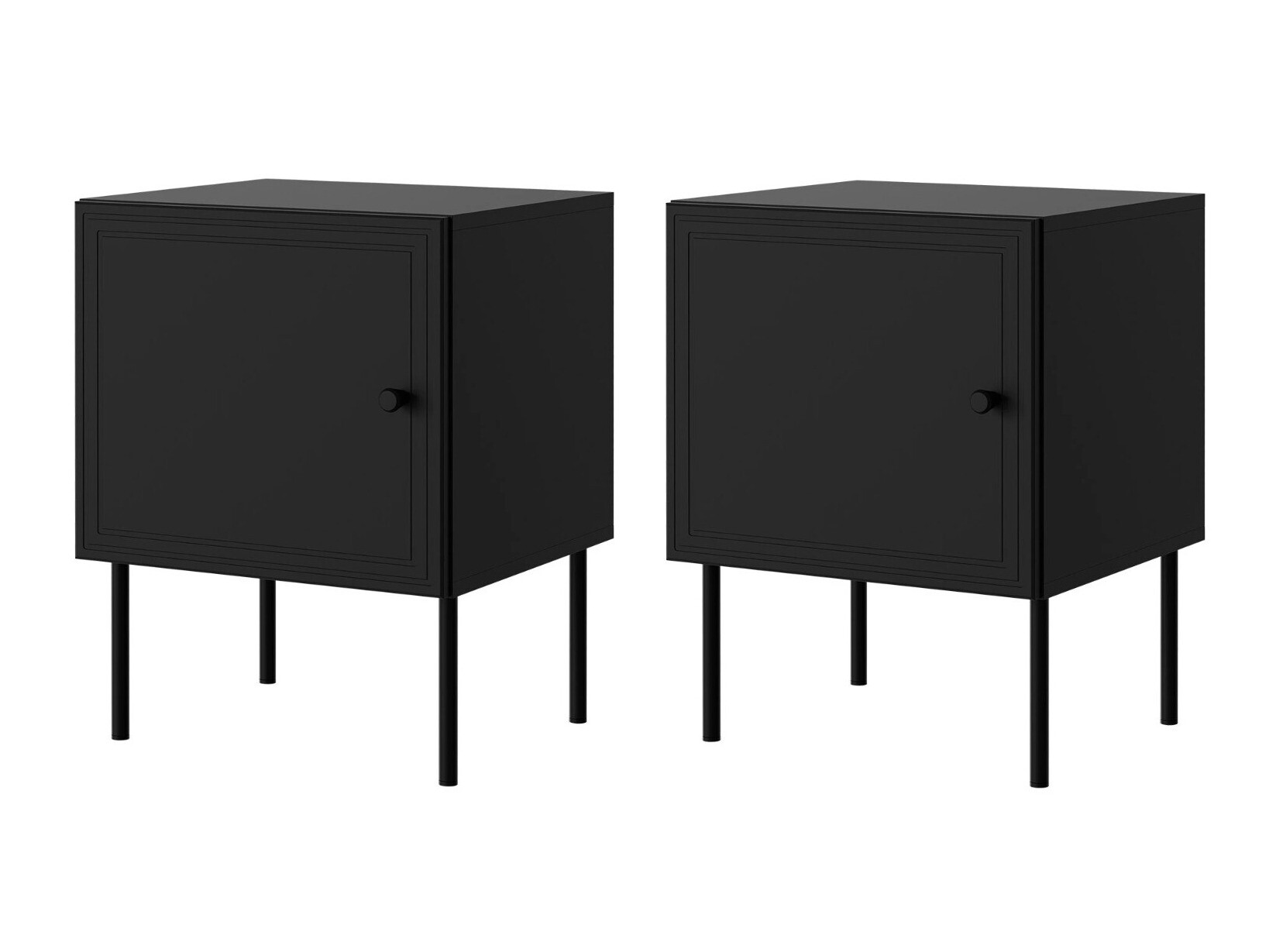 Set of bedside tables Celra (Black)