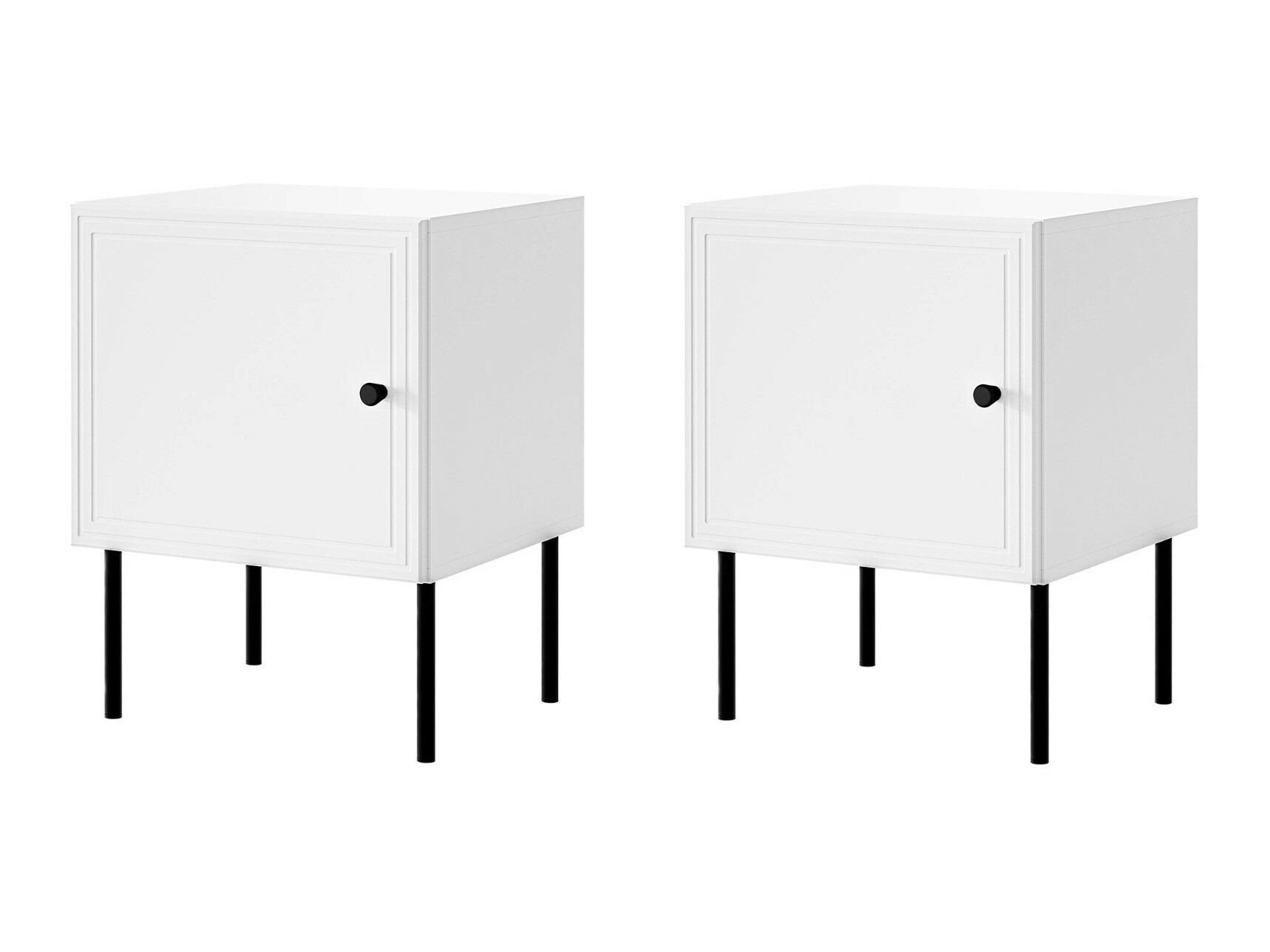 Set of bedside tables Celra (White)