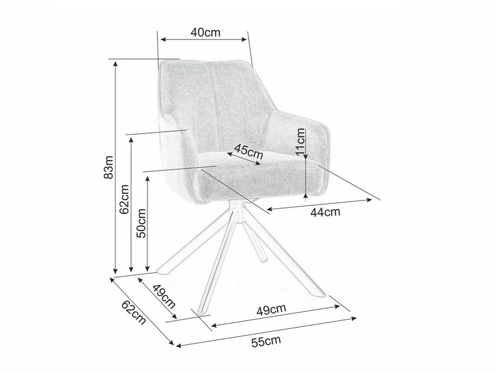 Chair Detroit 144 (Brego 18)
