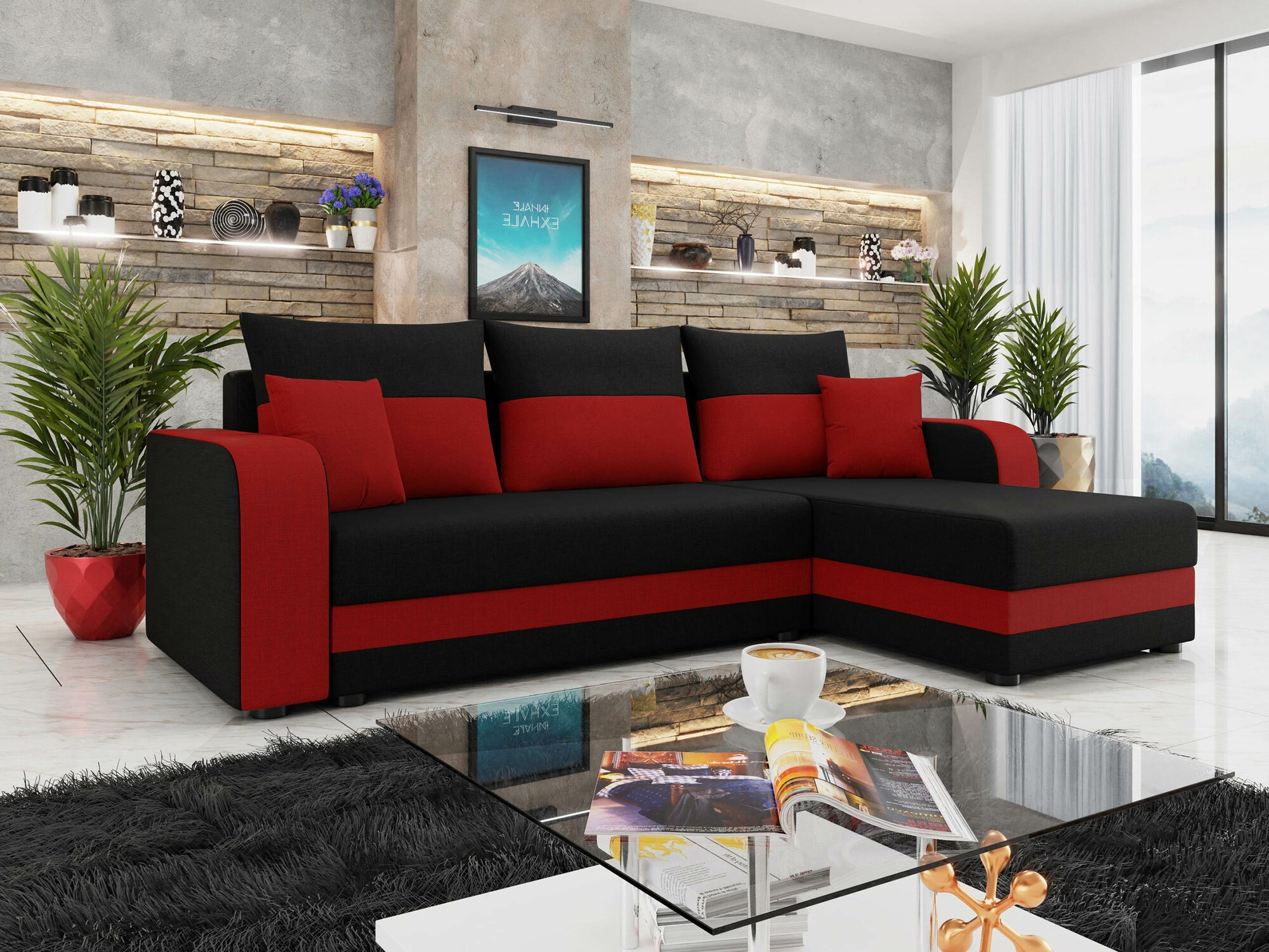 Corner sofa Memphis 112 (Lux 23 + Lux 14)
