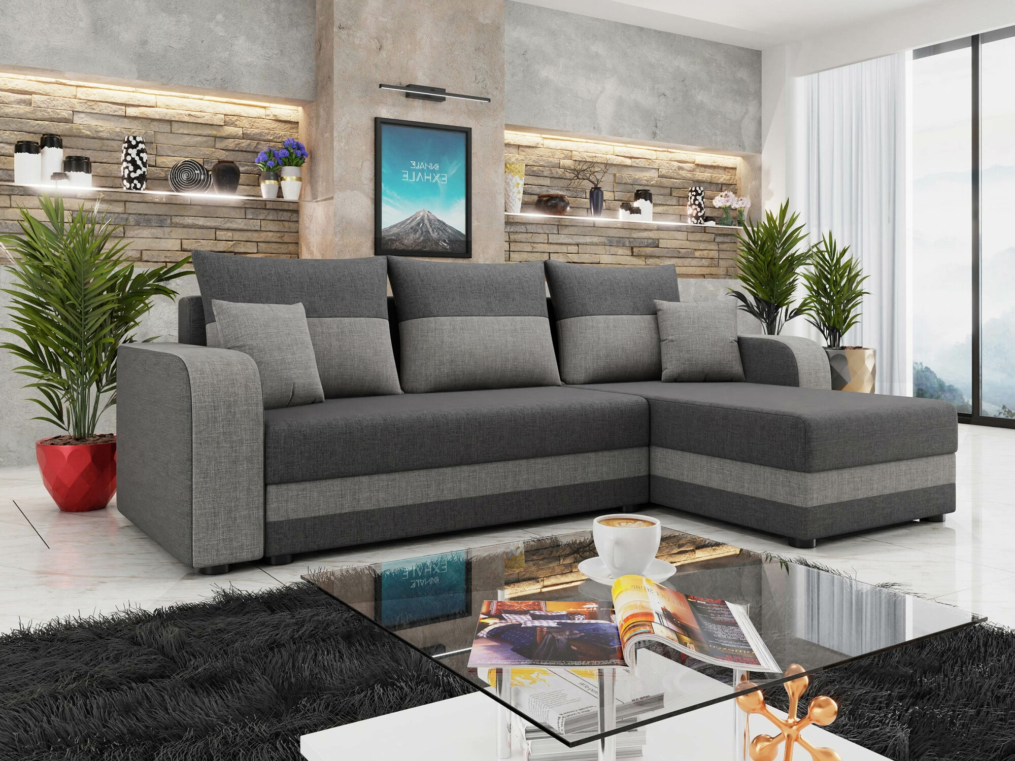 Corner sofa Memphis 112 (Lux 6 + Lux 5)
