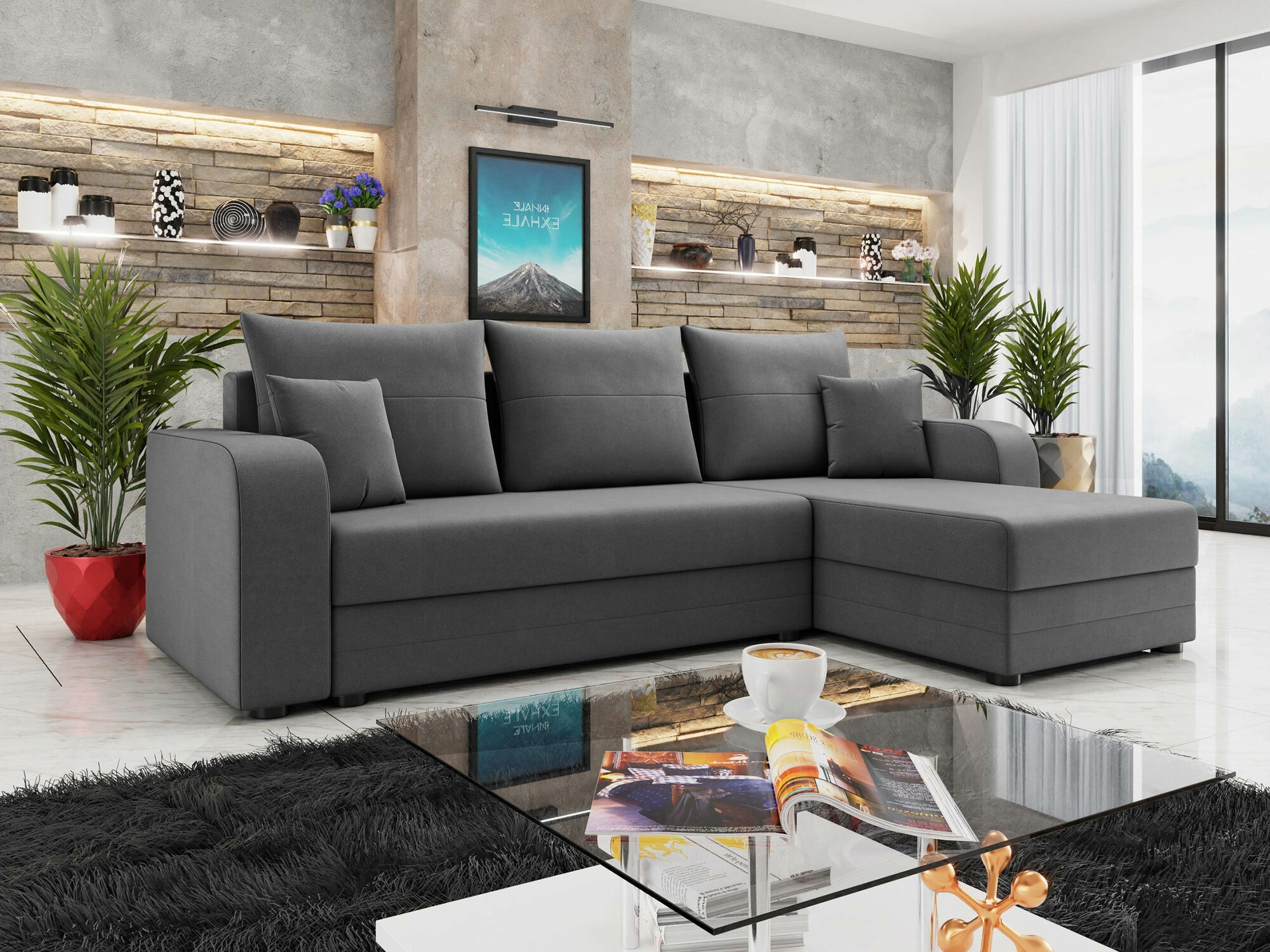 Corner sofa Memphis 112 (Manila 16)