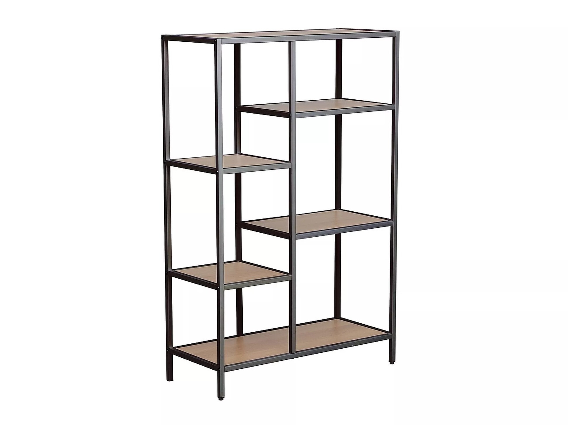 Bookcase Detroit 166 (Black + Oak)