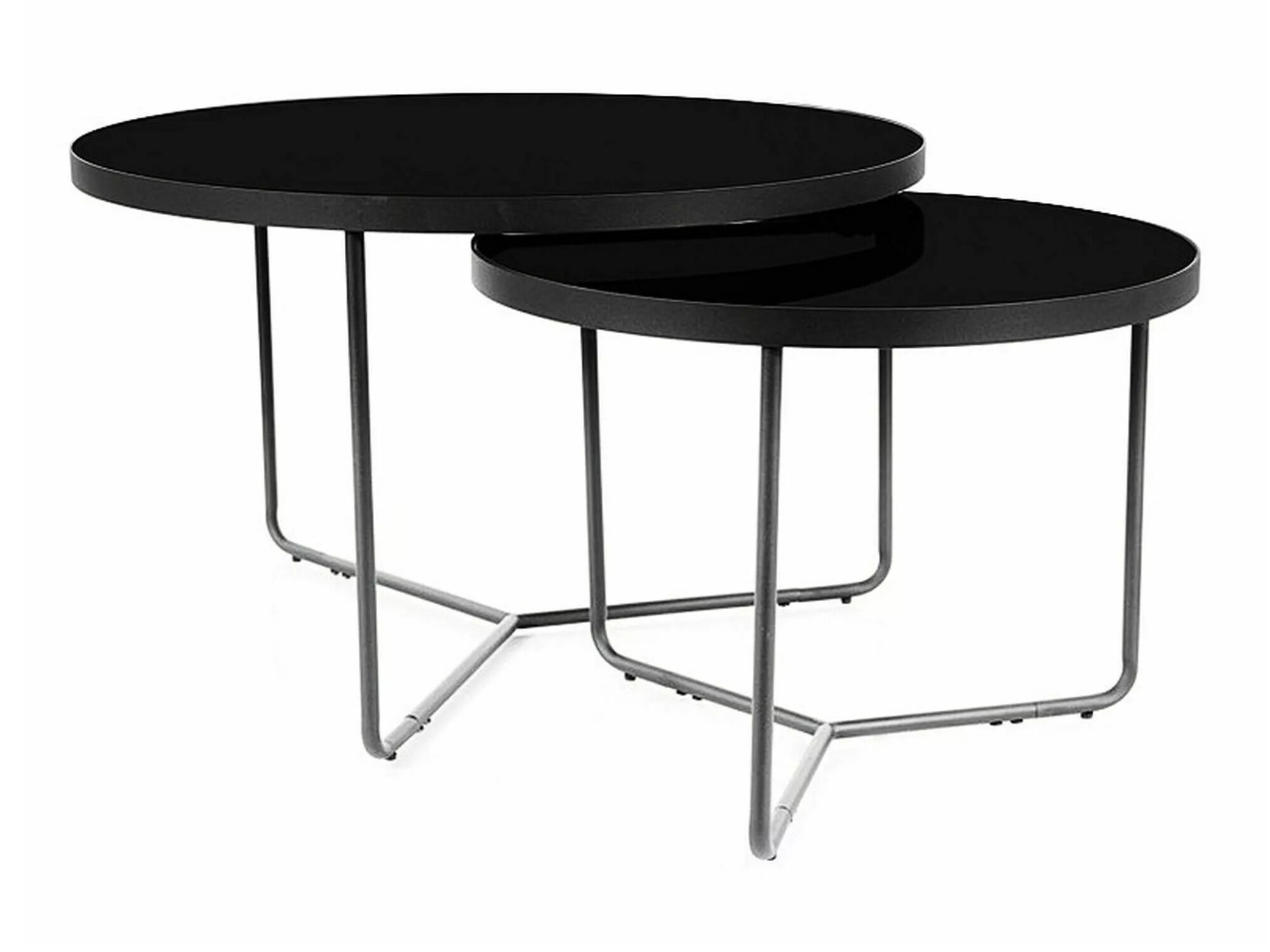 Nest of coffee tables Detroit 252 (Black)