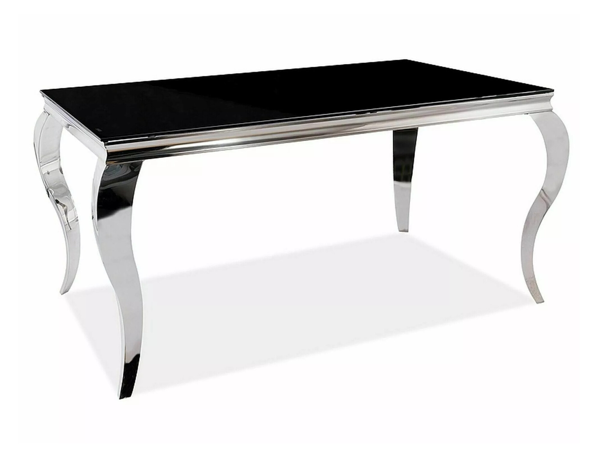 Table Detroit 323 (Black + Silver)