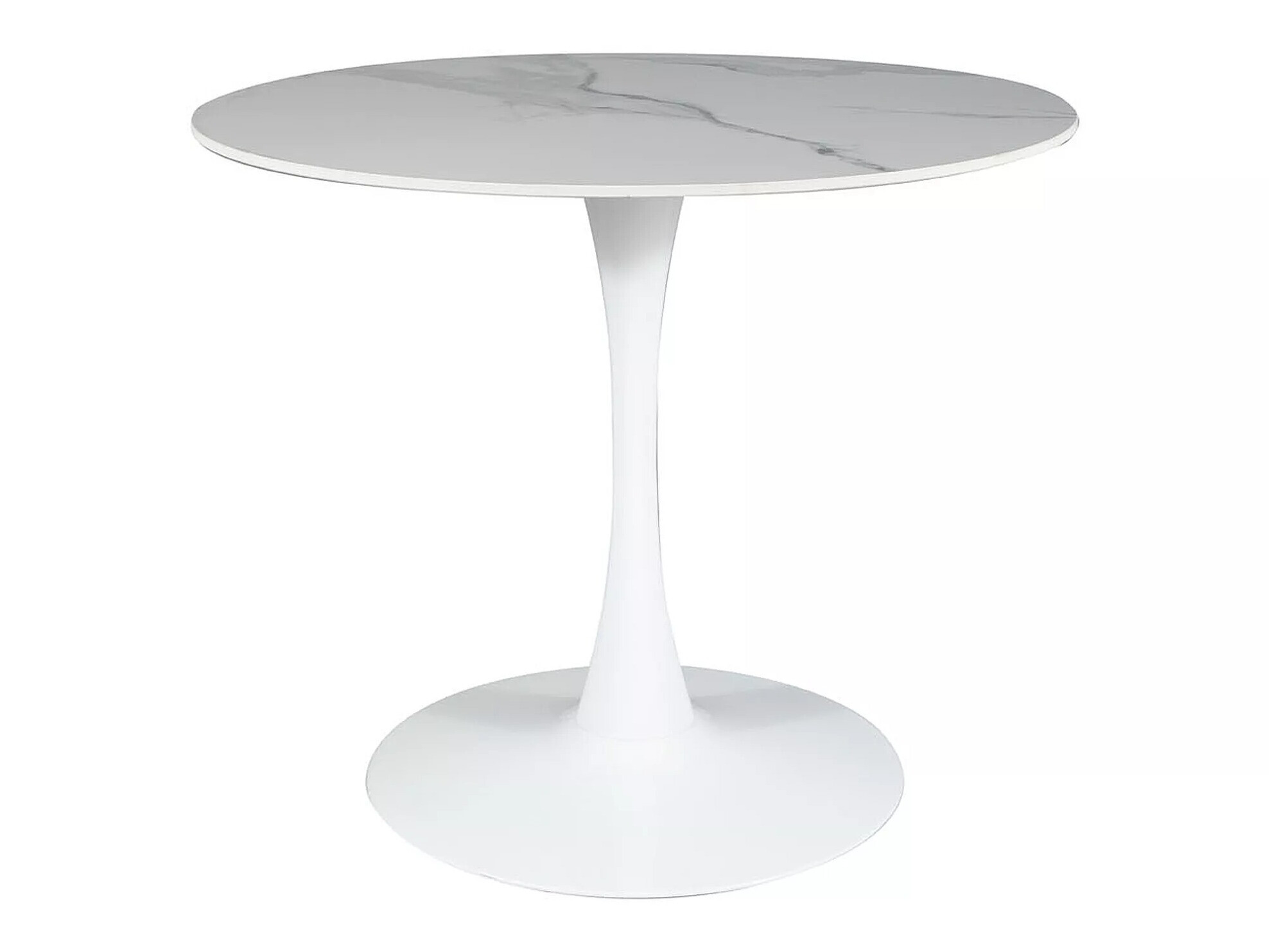 Table Detroit 378 (White marble + White)