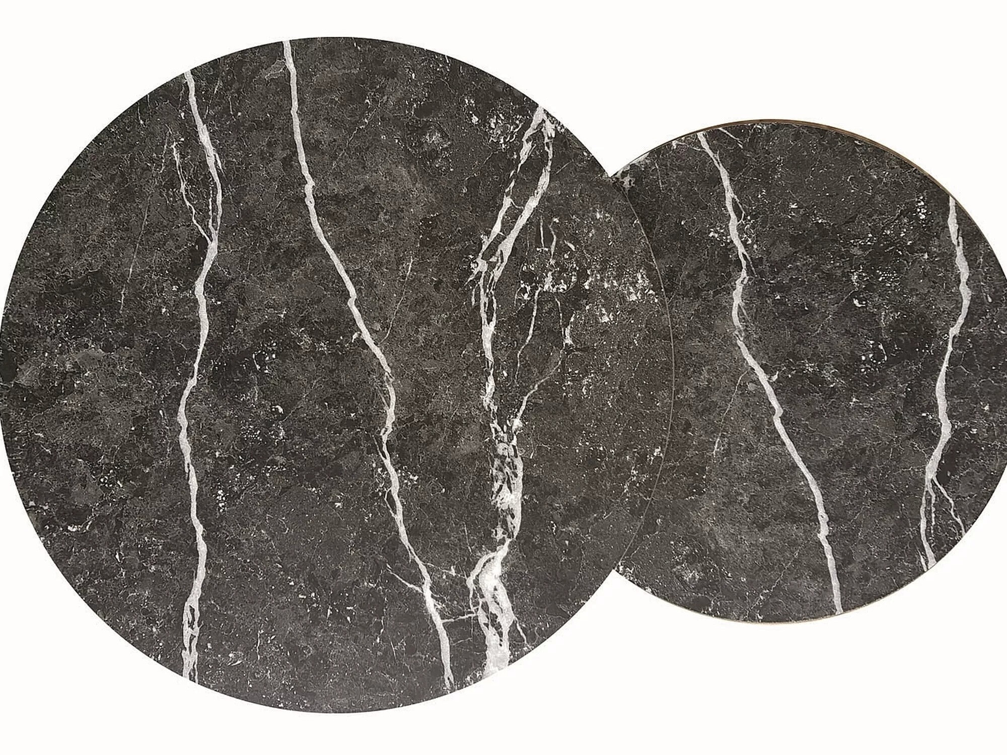 Coffee table set Detroit 397 (Black marble)