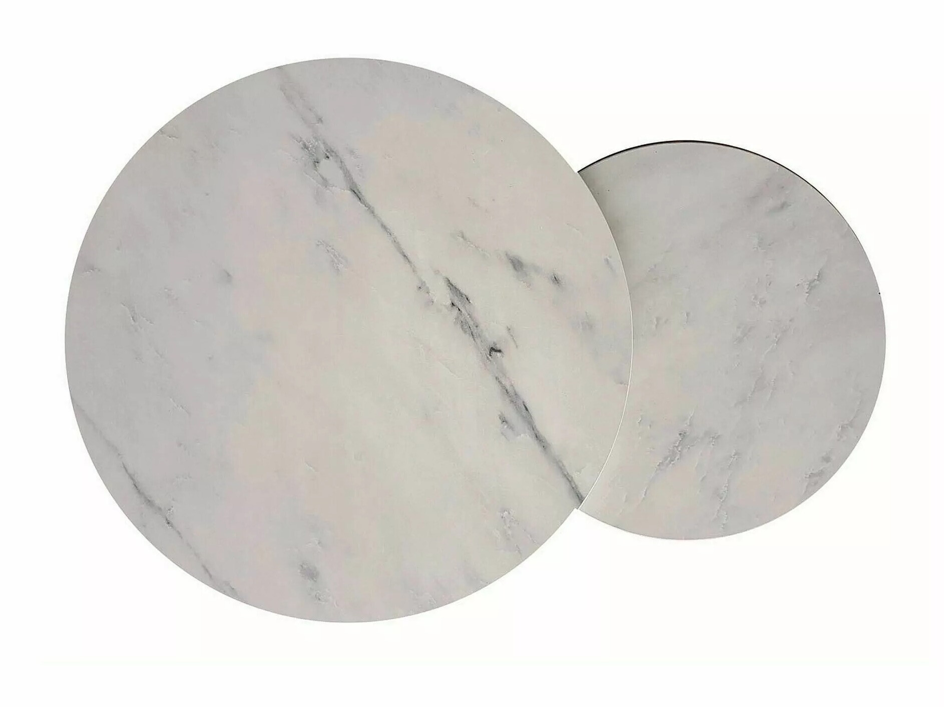Coffee table set Detroit 398 (White marble)