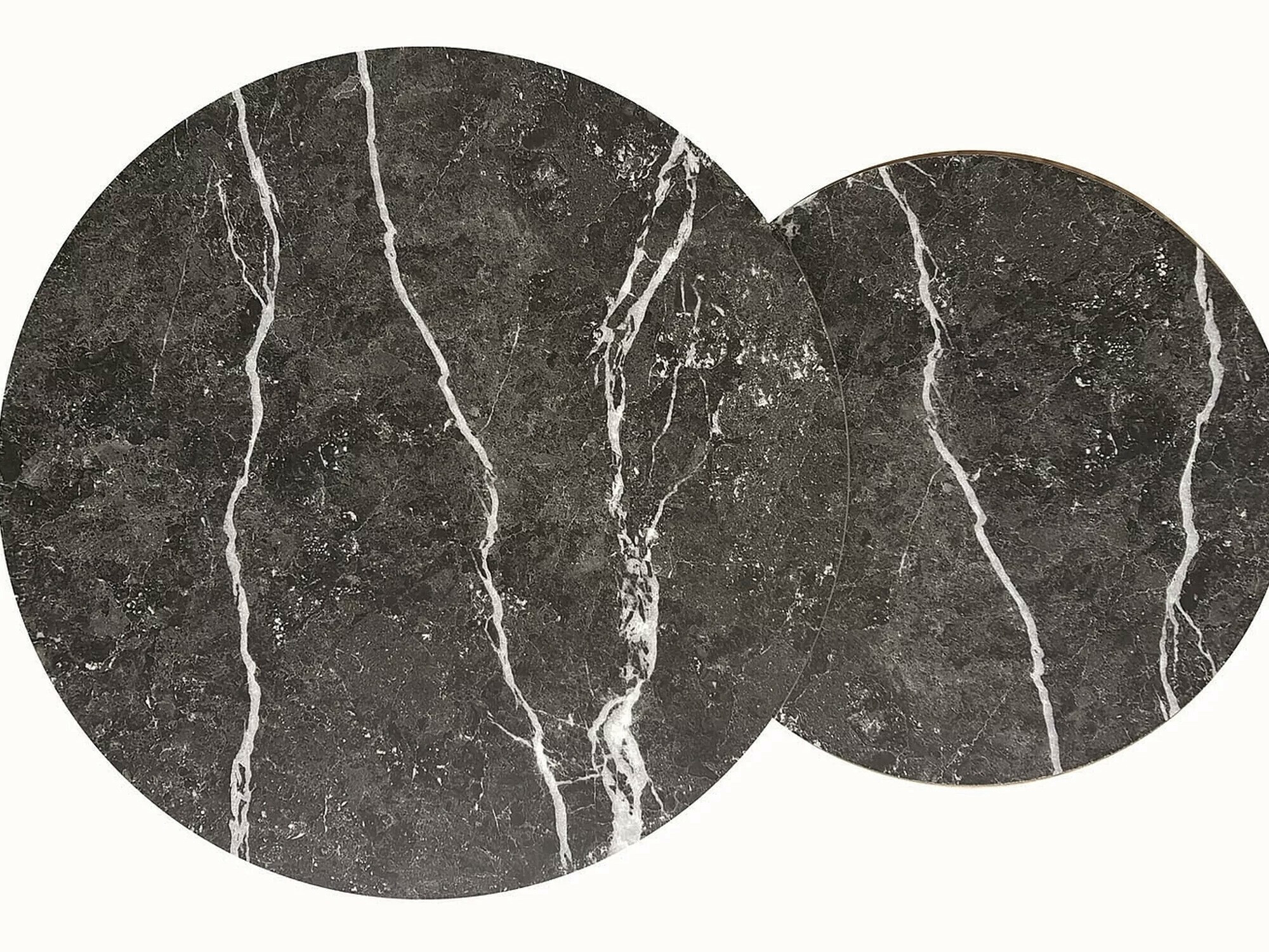 Nest of coffee tables Detroit 397 (Black marble)