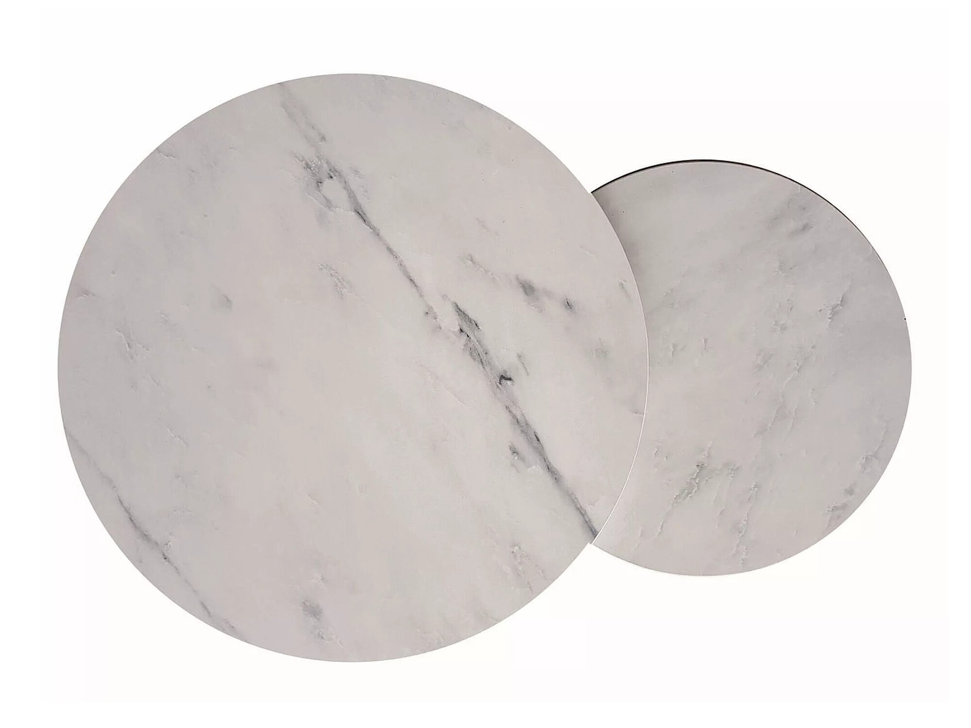 Nest of coffee tables Detroit 397 (White marble)