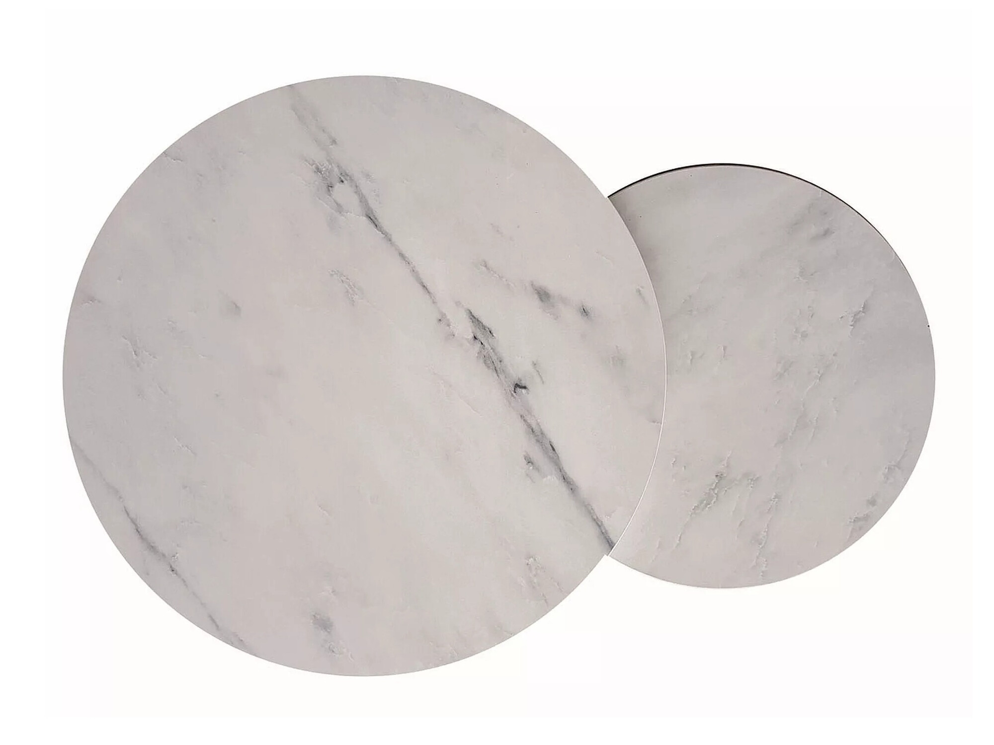 Nest of coffee tables Detroit 397 (White marble)