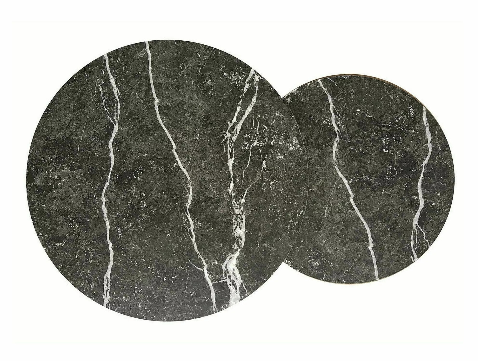 Nest of coffee tables Detroit 398 (Black marble)