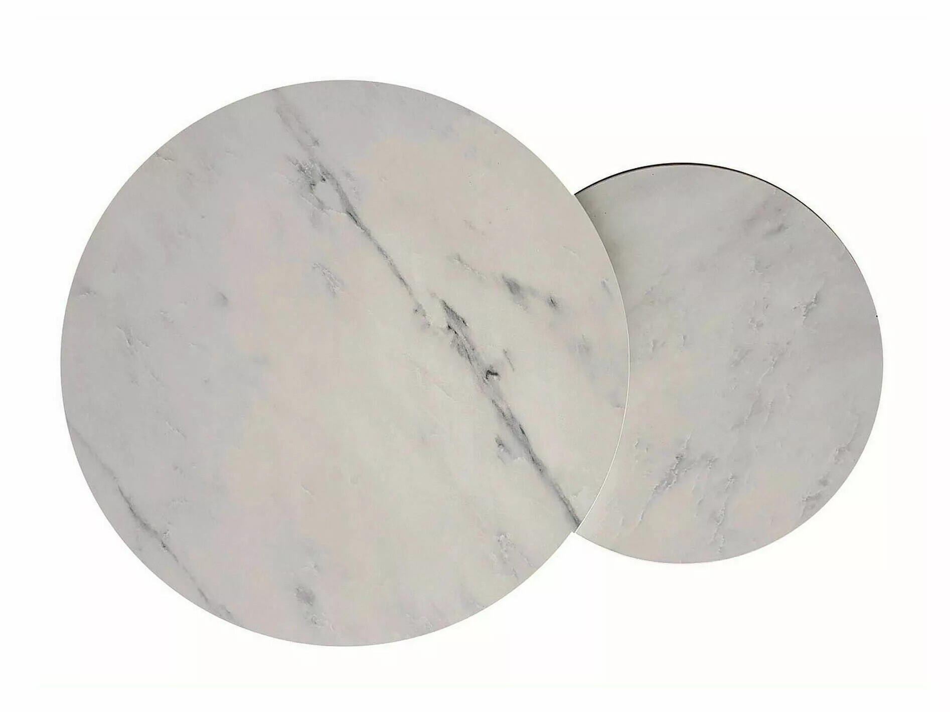 Nest of coffee tables Detroit 398 (White marble)