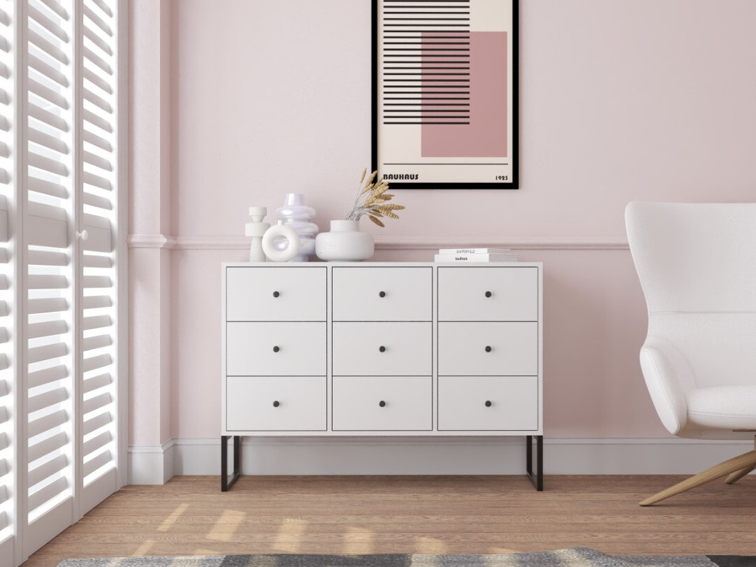 Chest of drawers Dalferi 105 (White)