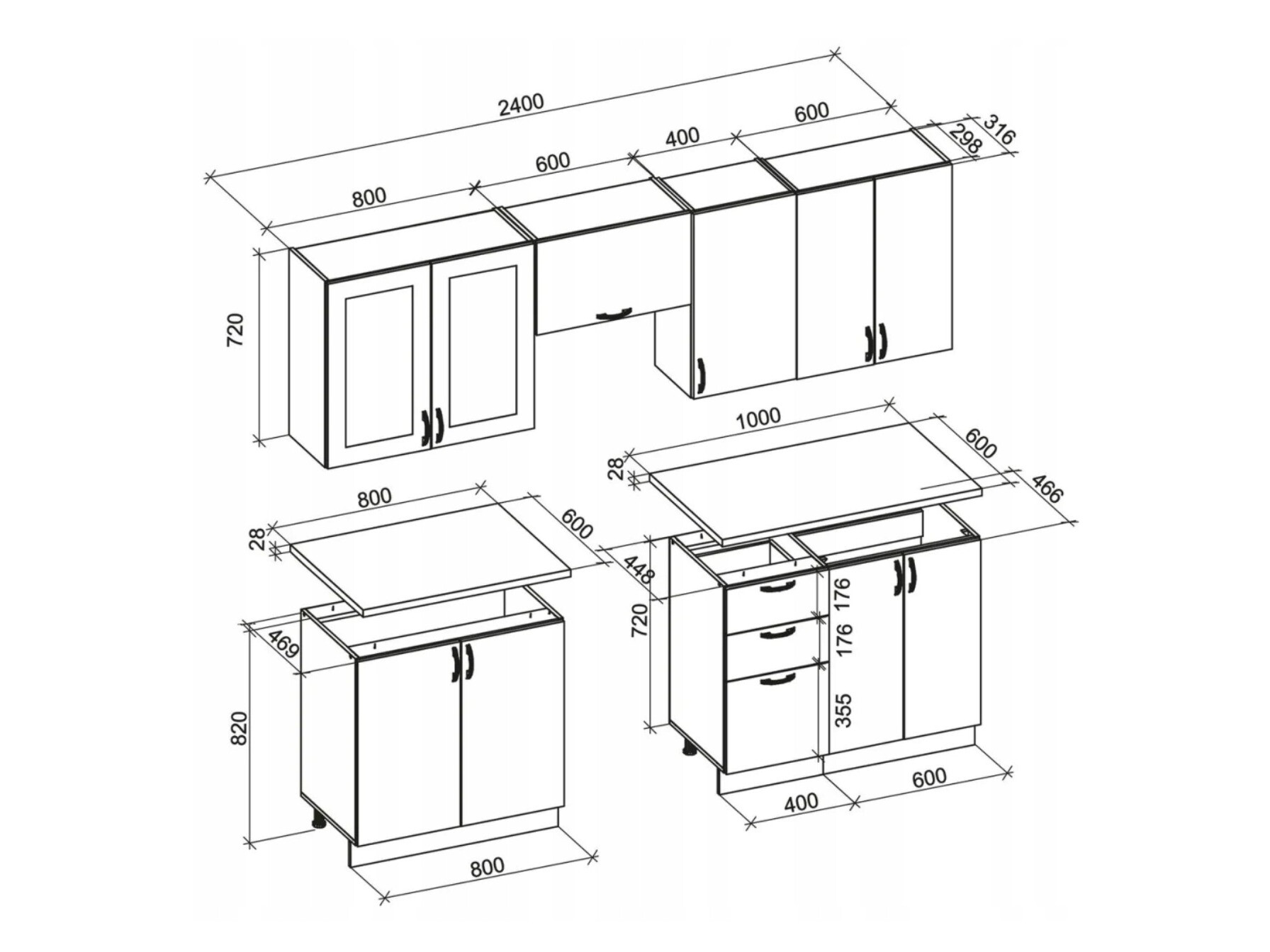 Kitchen set Houston 1730