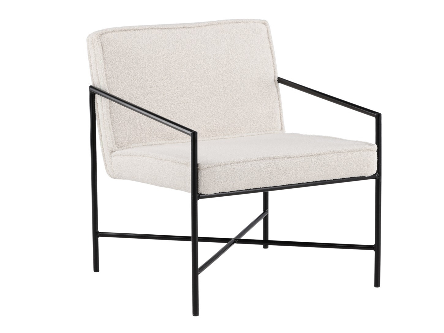 Armchair Dallas 1707 (Cream + Black)
