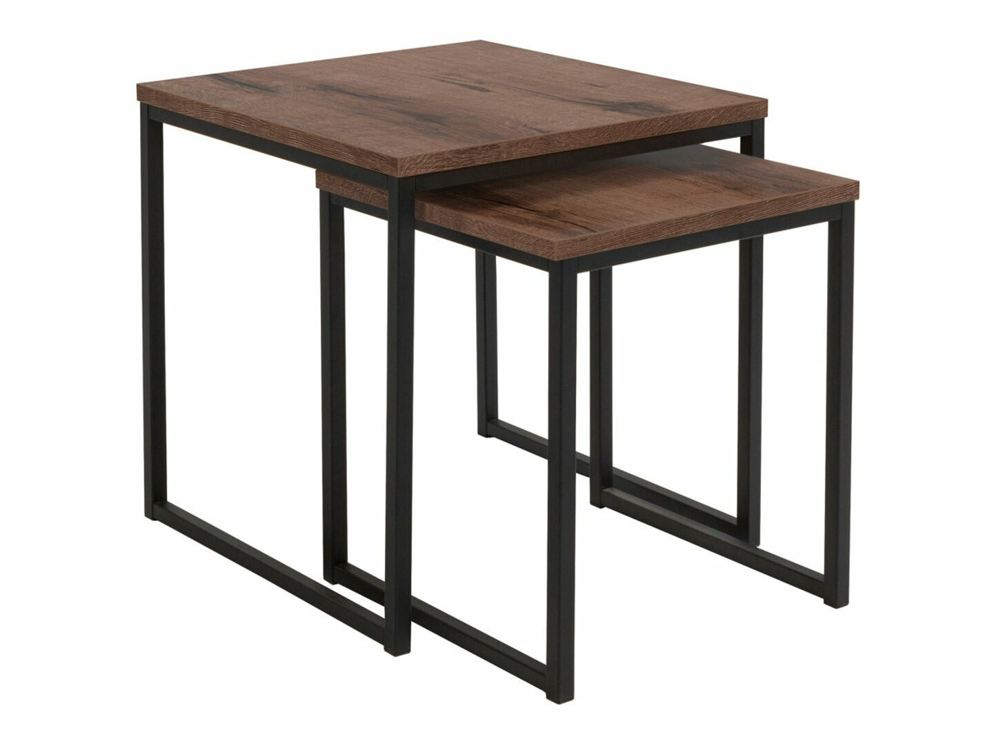 Nest of coffee tables Boston 256 (Monastery oak + Black)