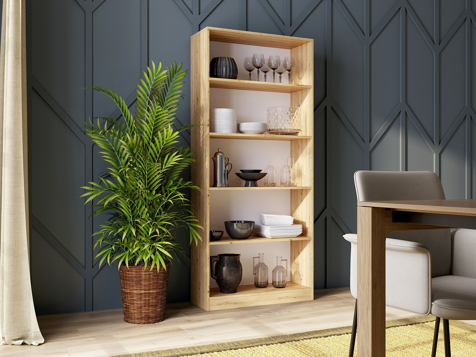 Bookcase Mandeville 253 (Artisan oak)