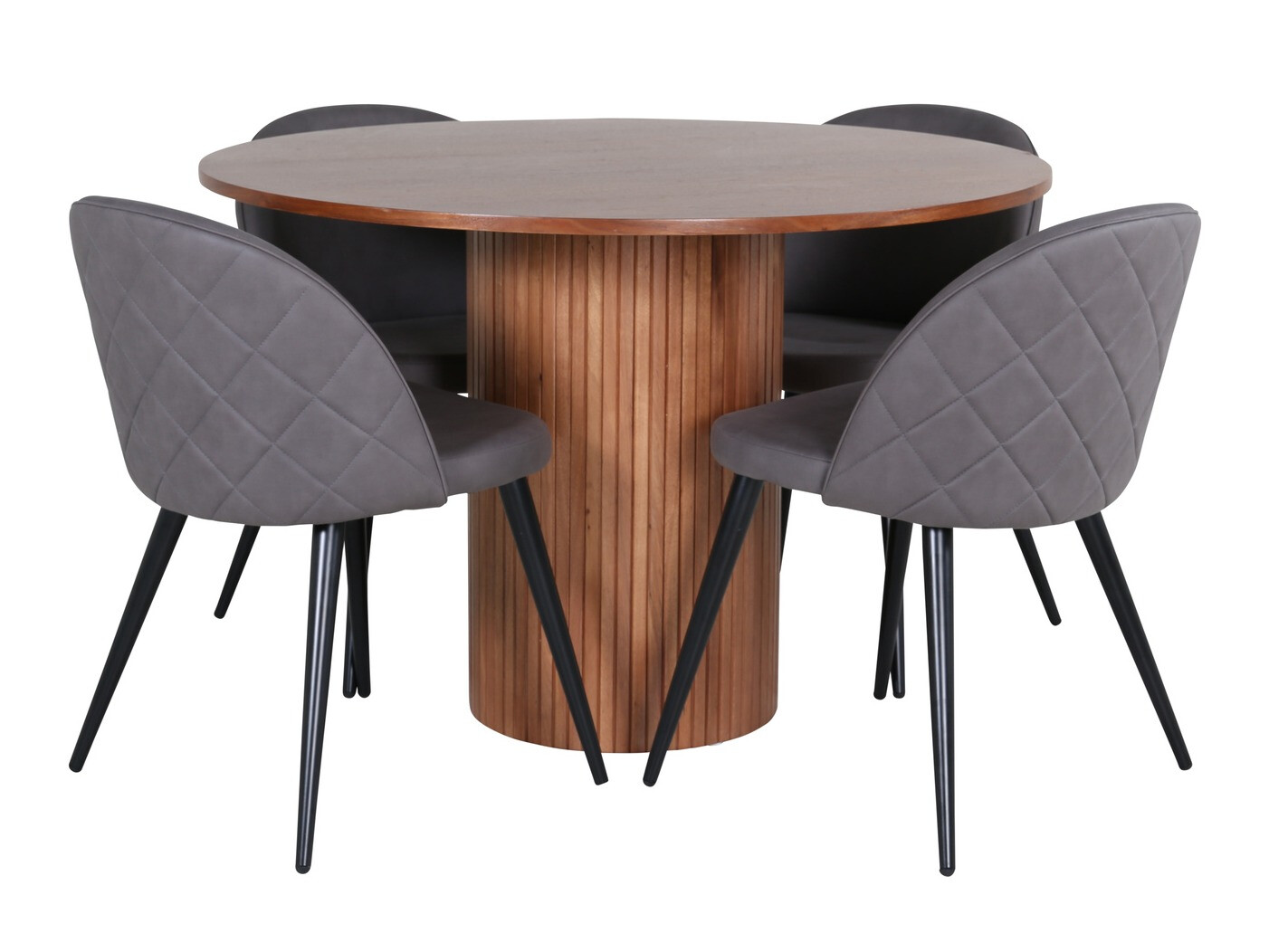 Dining set Dallas 3071 (Grey + Black)