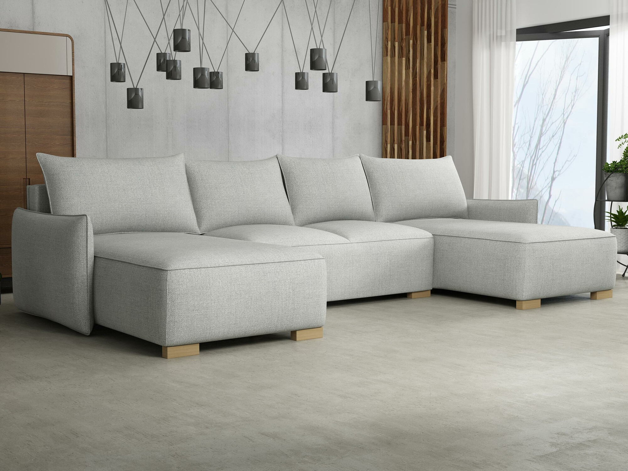 Corner sofa Columbus 218 (Soul 16)