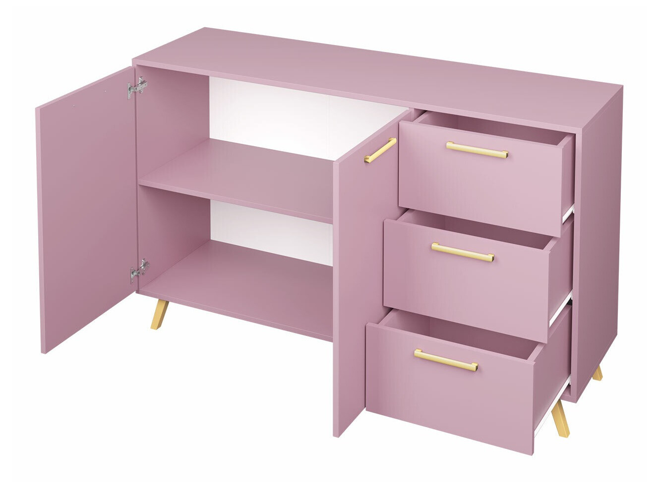 Furniture set Delbalo 105 (Purple)