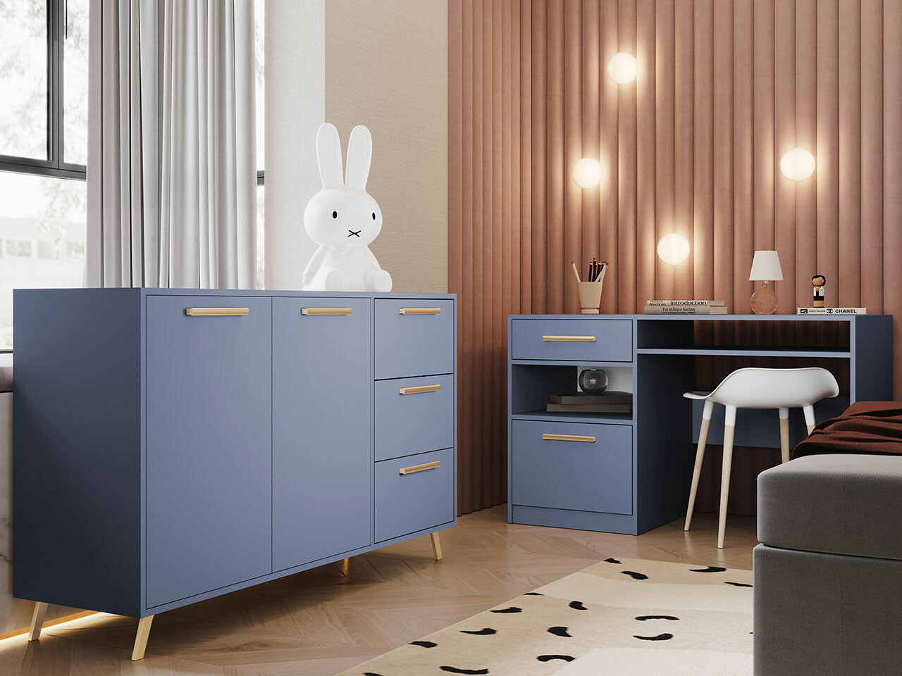 Furniture set Rosa (Blue)
