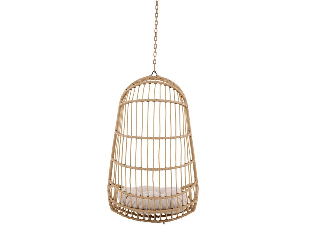 Hanging chair Dallas 4422 (Light brown + Cream)