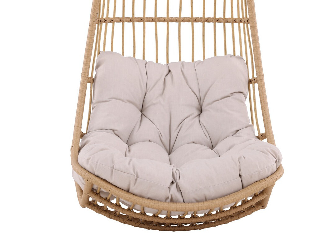 Hanging chair Dallas 4422 (Light brown + Cream)