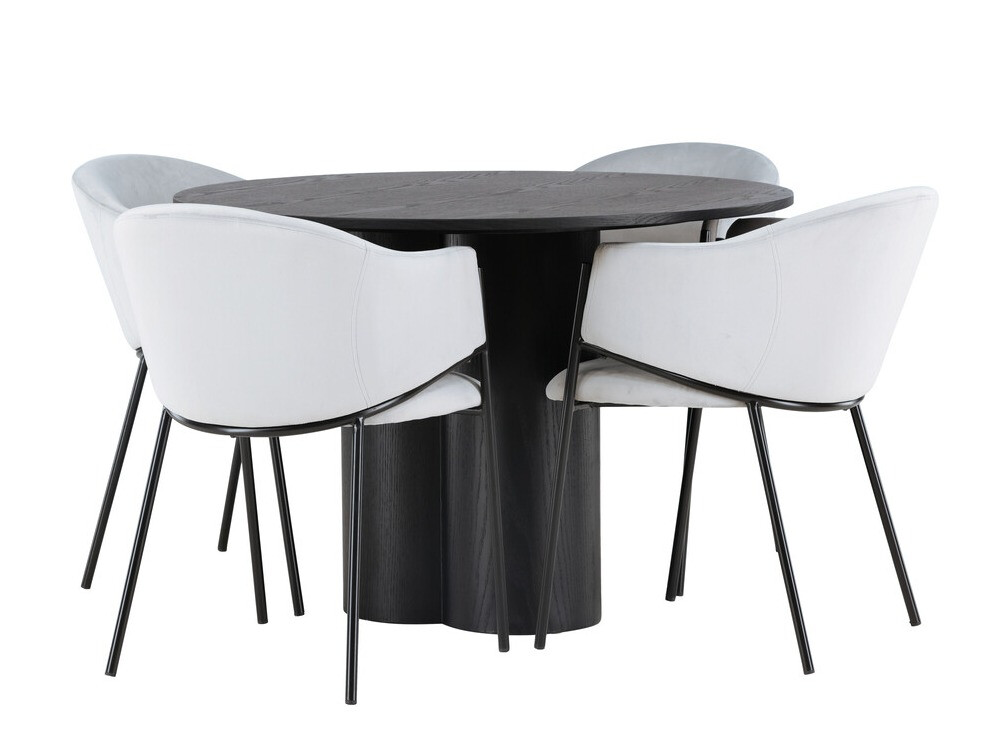 Dining set Dallas 4440 (Black)