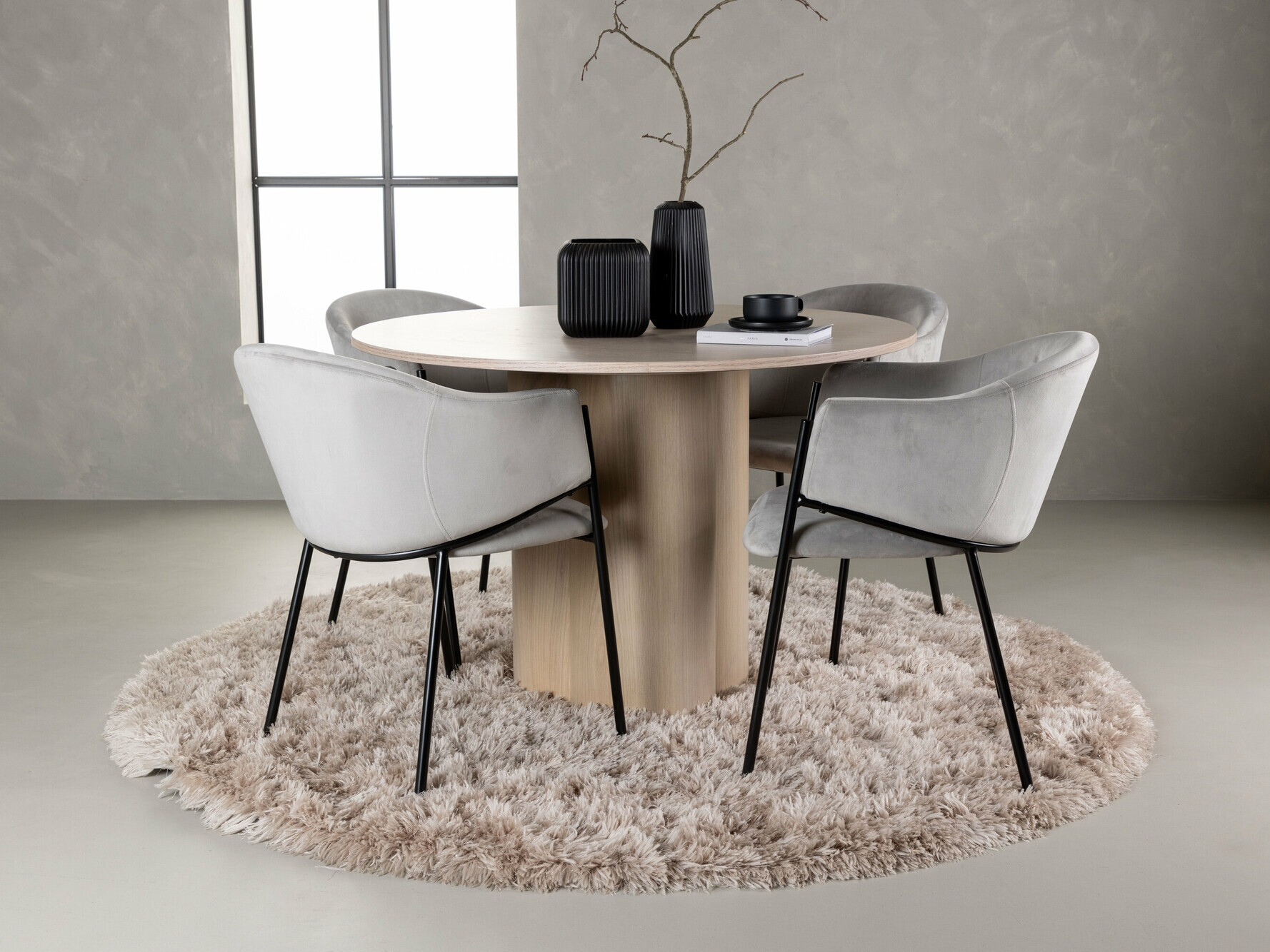 Dining set Dallas 4440 (Light wood)