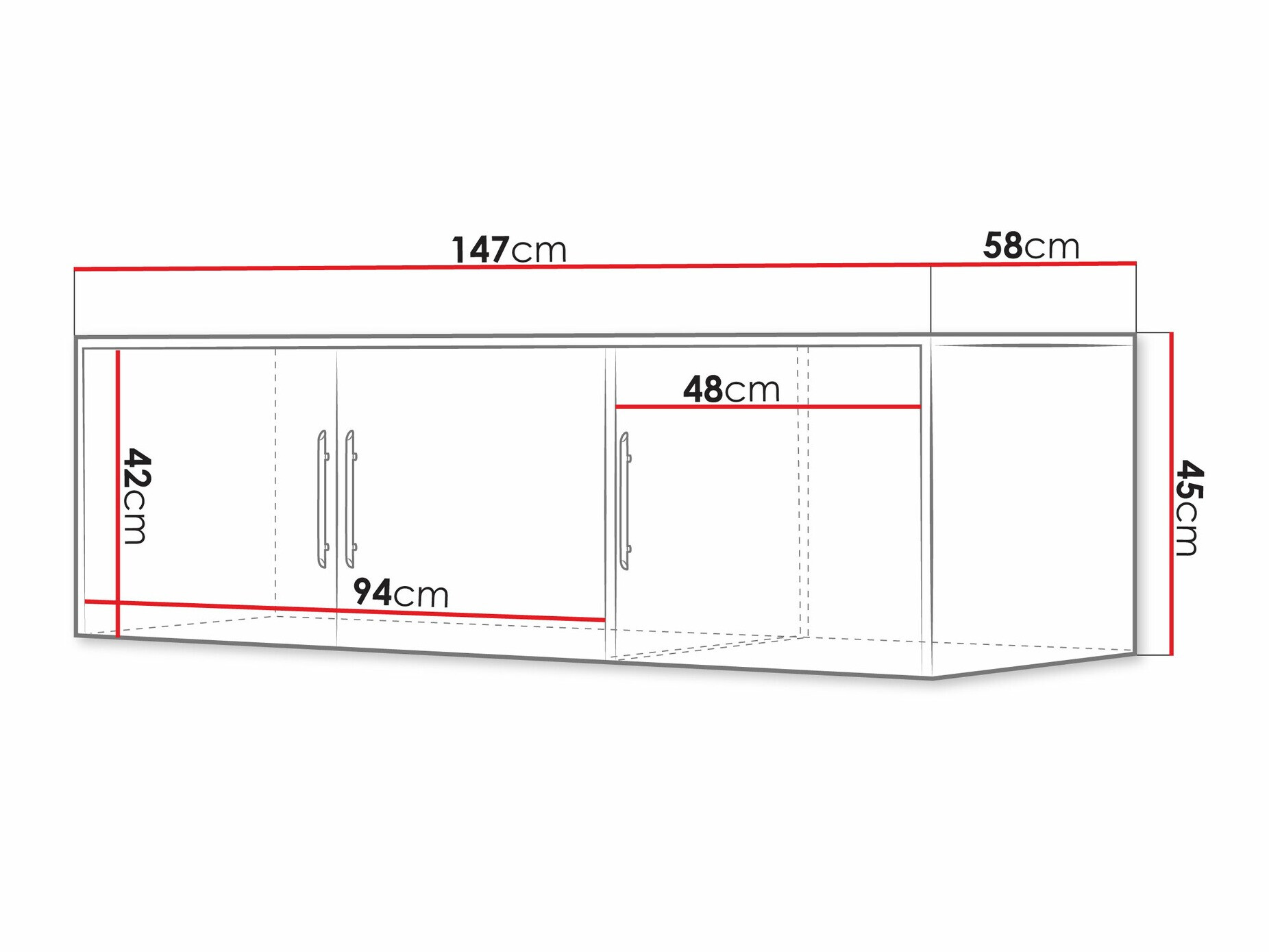 Sideboard Dortivu I (White)