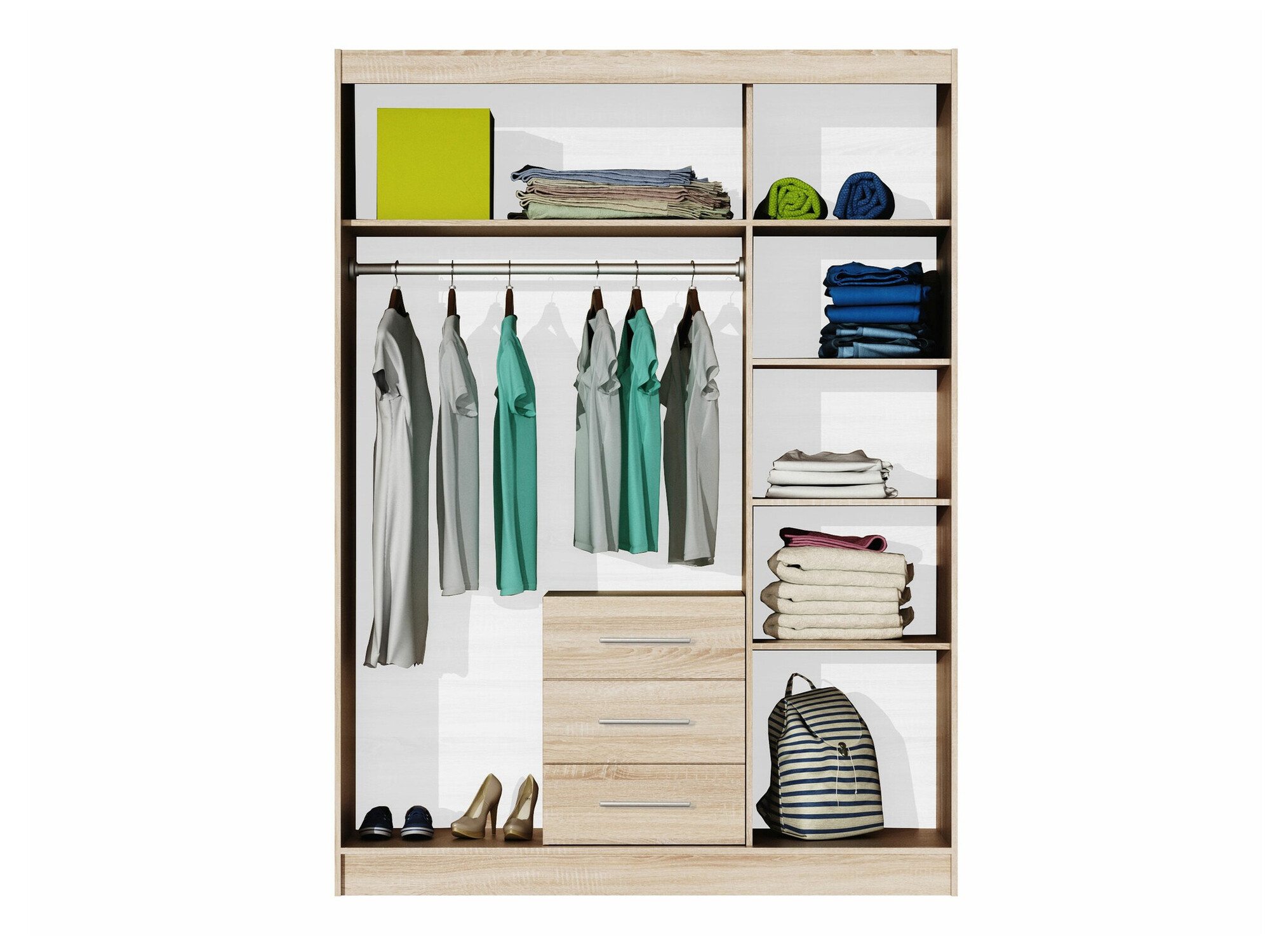 Wardrobe Dortivu IV (Wellington oak)