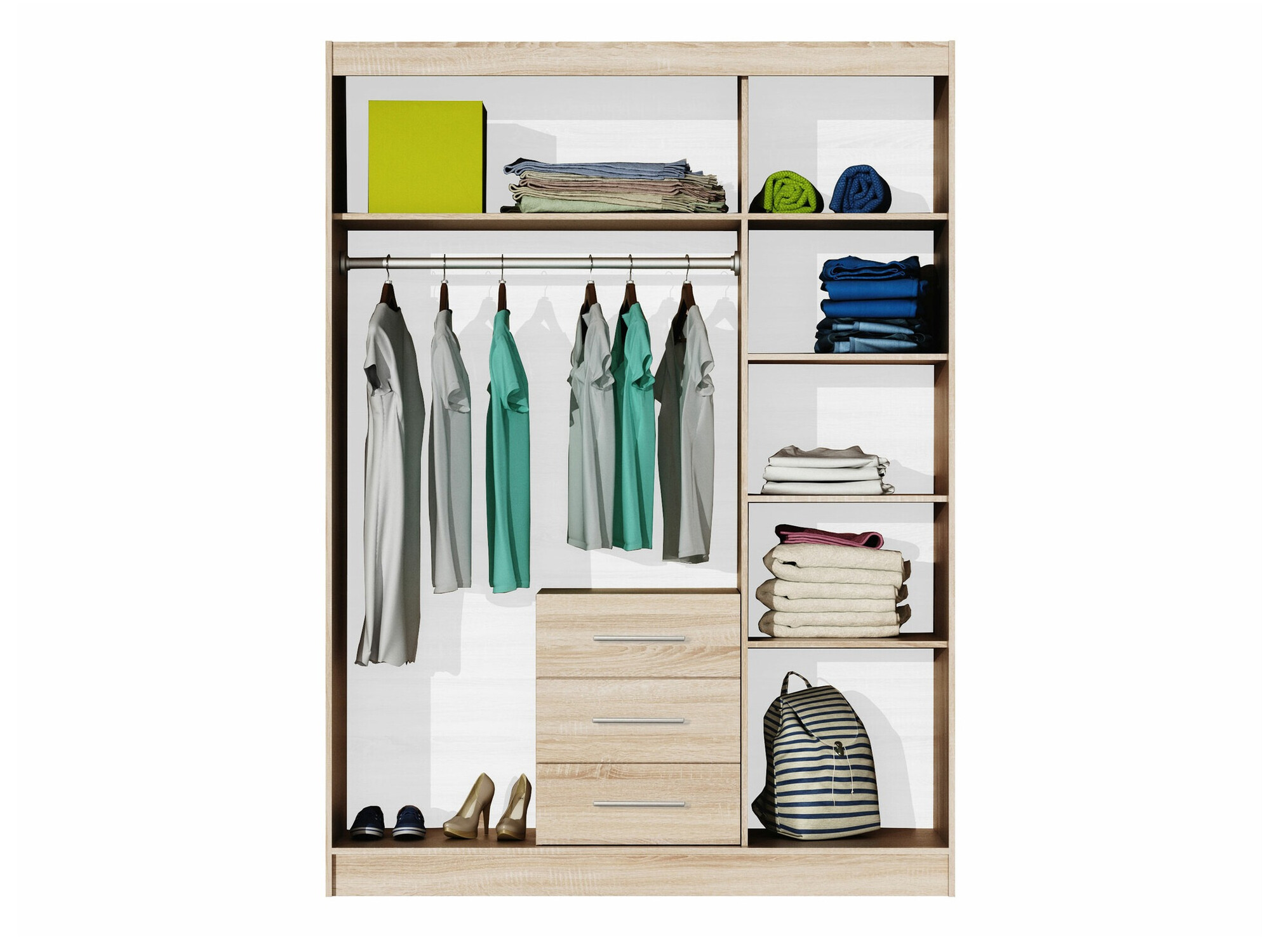 Wardrobe Dortivu IV (White)