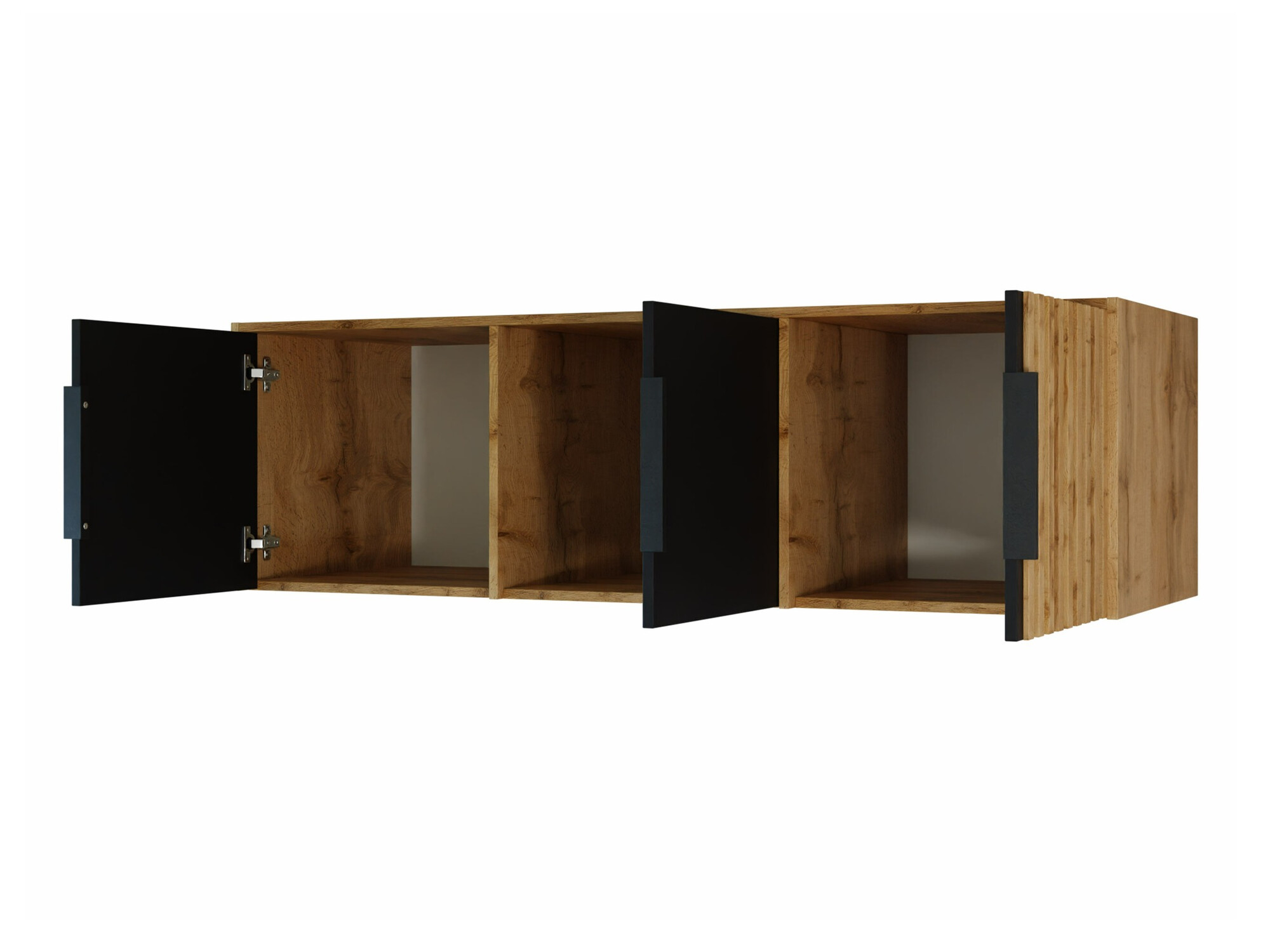 Wardrobe Collis I (White + Wotan Oak)
