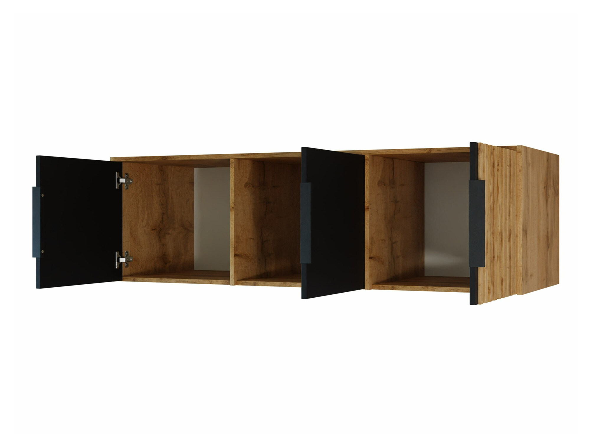 Wardrobe Collis I (Wotan Oak + Black)