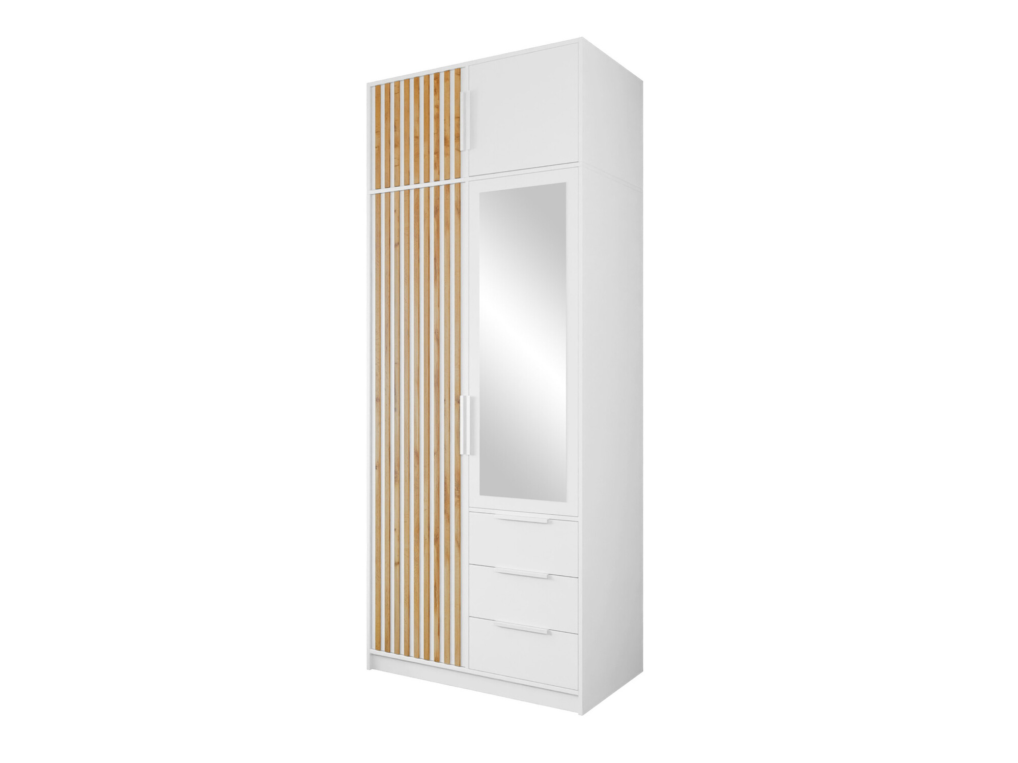 Wardrobe Collis (White + Wotan Oak)